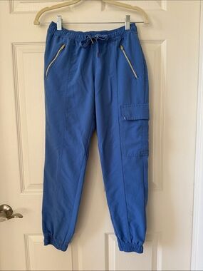 Jaanuu Women’s Royal Blue Cargo Jogger Pants